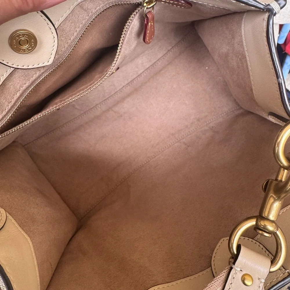 Coach field tote bag signature jacquard - Picture 12 of 17